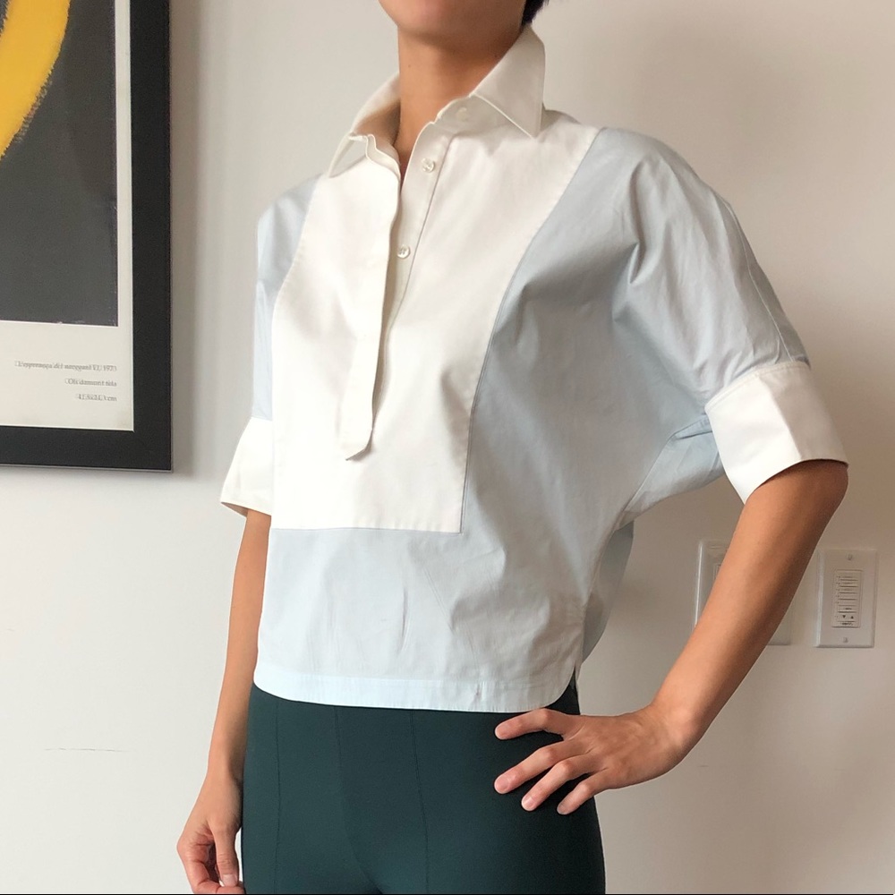 Alexander Wang cropped collared shirt